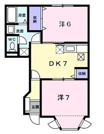 御着駅 徒歩30分 1階の物件間取画像